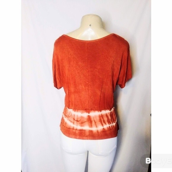 Orange Tie Dyed Top S - Picture 6 of 6